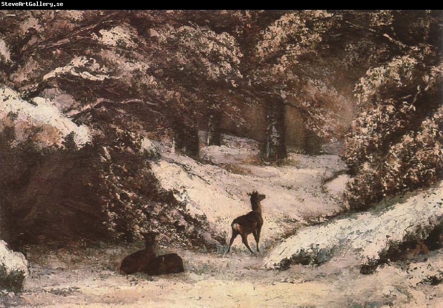 Gustave Courbet Deer